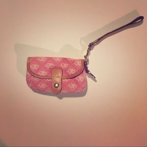 SALE!! Dooney & Bourke Pink Wristlet - GUC